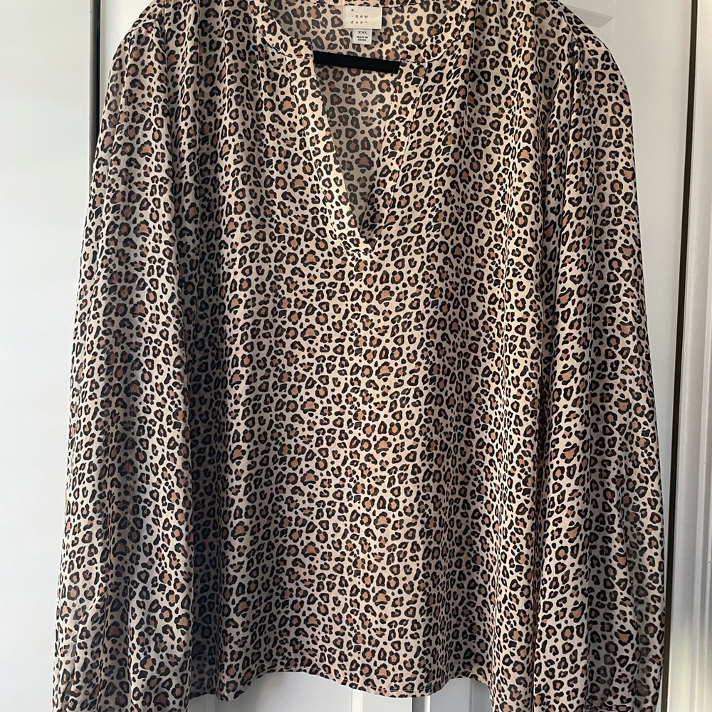 A New Day Leopard print blouse